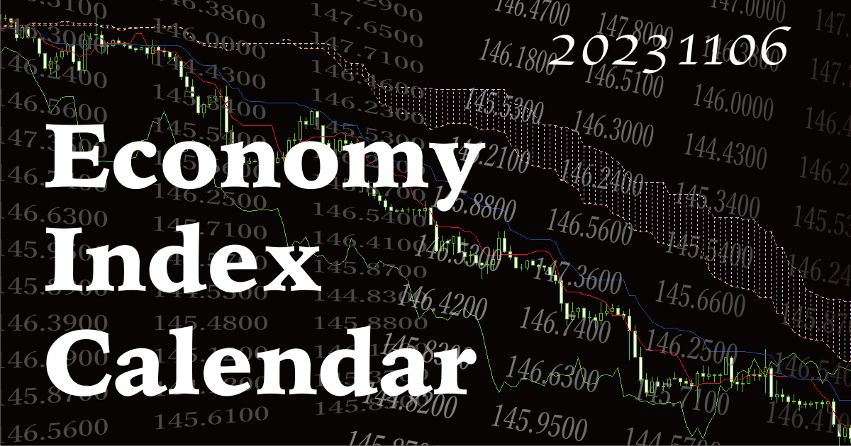経済指標発表カレンダー20231106